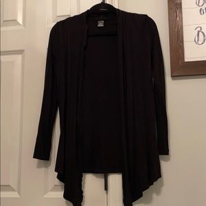 black cardigan